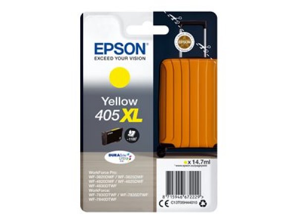 Náplň EPSON 405XL, C13T05H44010 žlutá (14,7 ml)