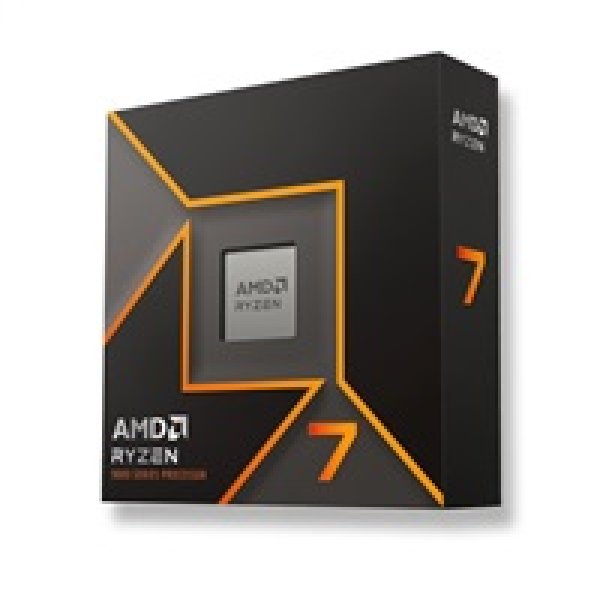 AMD cpu Ryzen 7 9700X AM5 Box (bez chladiče, 3.8GHz / 5.5GHz, 8+32MB cache, 65W, 8x jádro, 16x vlákno, grafika), Zen5 Granite Ridge AM5