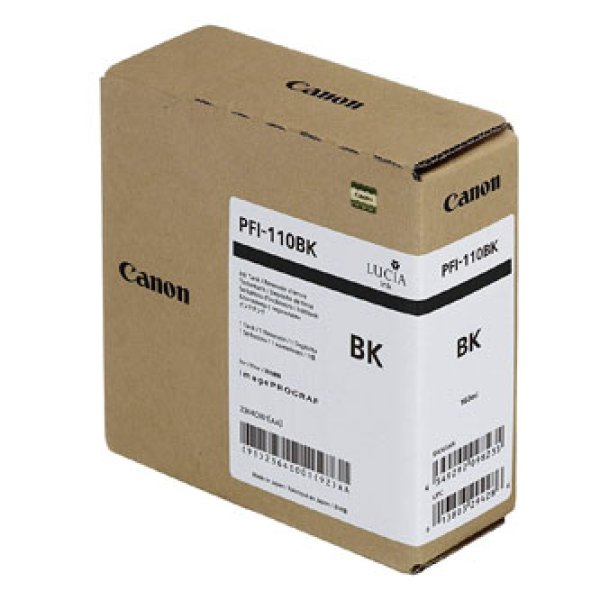 Náplň CANON PFI-110BK, 2364C001 černá (160 ml)