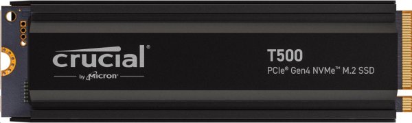 Crucial T500/4TB/SSD/M.2 NVMe/Černá/Heatsink/5R