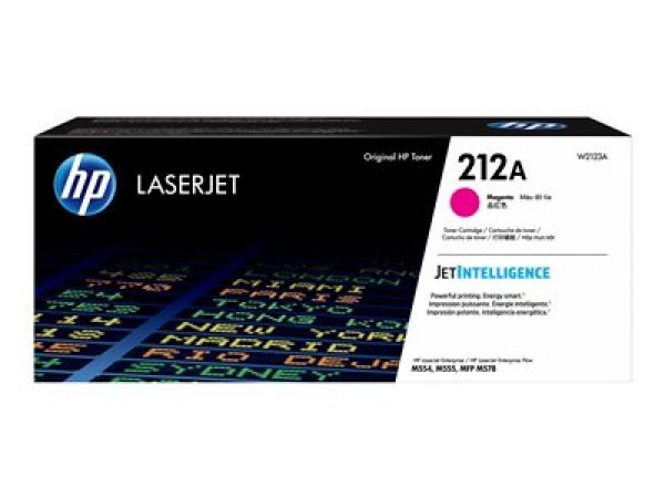 Toner HP W2123A, HP 212A purpurový (4 500 stran)