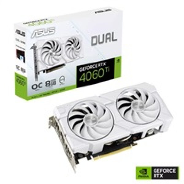 ASUS VGA NVIDIA GeForce RTX 4060 Ti DUAL OC EVO 8G WHITE, 8G GDDR6, 3xDP, 1xHDMI?v=1754136002