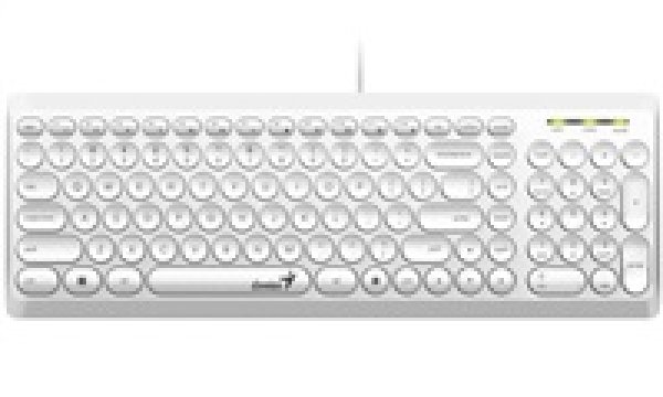 Genius klávesnice SlimStar Q200 white