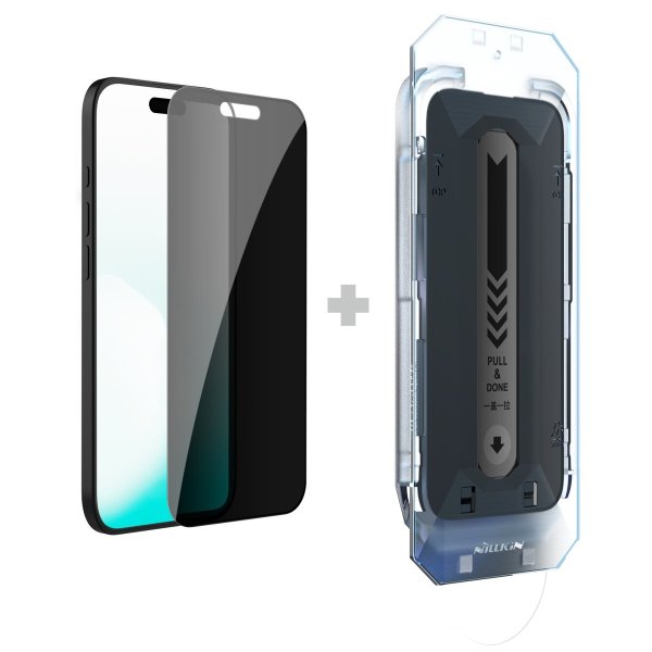 Nillkin Tvrzené Sklo 0.25mm Guardian 2.5D pro Apple iPhone 17 Pro Black (s aplikátorem)?v=1759998782