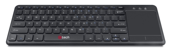 Klávesnice s touchpadem C-TECH WLTK-01 USB černá