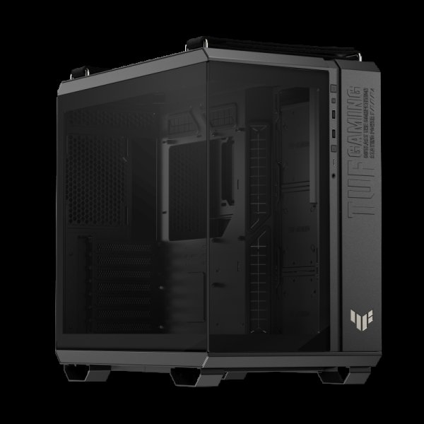 ASUS case TUF GAMING GT502 HORIZON, Mid Tower, průhledná bočnice, 4x 120mm ARGB Fan, černá