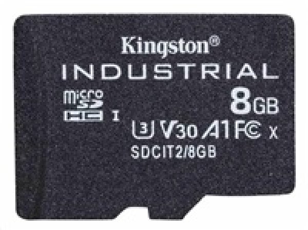Kingston Industrial/micro SDHC/8GB/100MBps/UHS-I U3 / Class 10