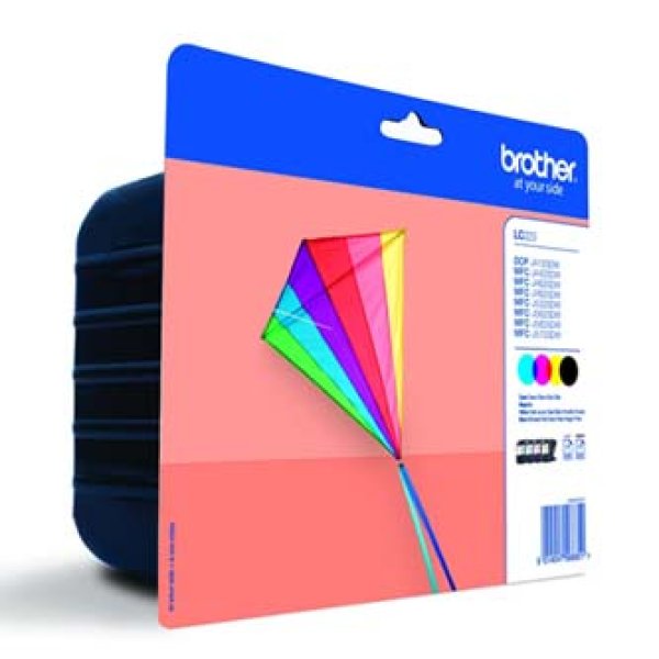 Sada náplní BROTHER LC 223VALBP (4x600 stran)