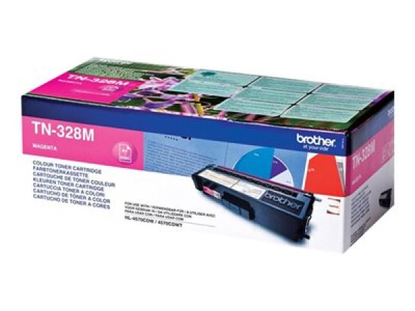 Toner BROTHER TN-328 purpurový (6 000 stran)