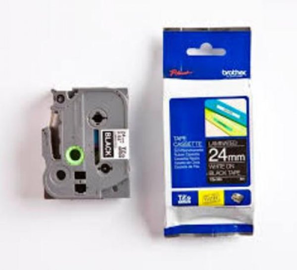 Páska Brother TZE-355, bílý/černý, 8m, 24mm