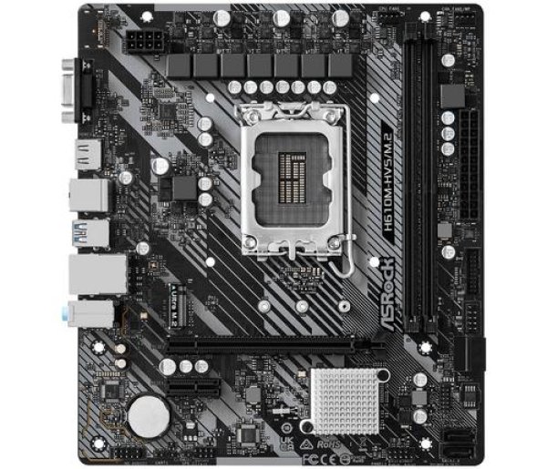 ASRock MB Sc LGA1700 H610M-HVS/M.2 R2.0, Intel H610, 2xDDR4, 1xHDMI, 1xVGA, mATX
