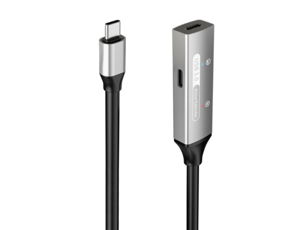 PREMIUMCORD USB-C repeater a prodlužovací kabel Male-Female, 5Gbps Aluminium 5m