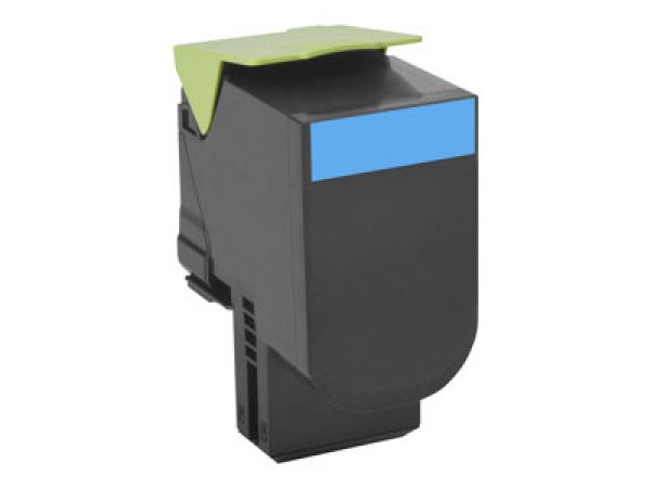 Toner Lexmark 802XC 80C2XC0 azurový