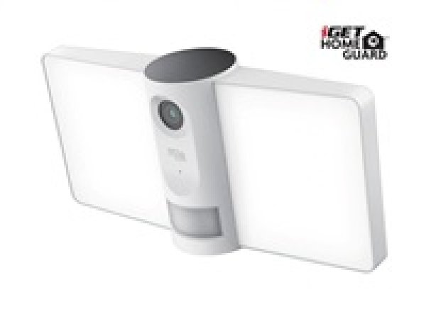 iGET HOMEGUARD HGFLC890 - Wi-Fi venkovní IP FullHD kamera s LED osvětlením, bílá