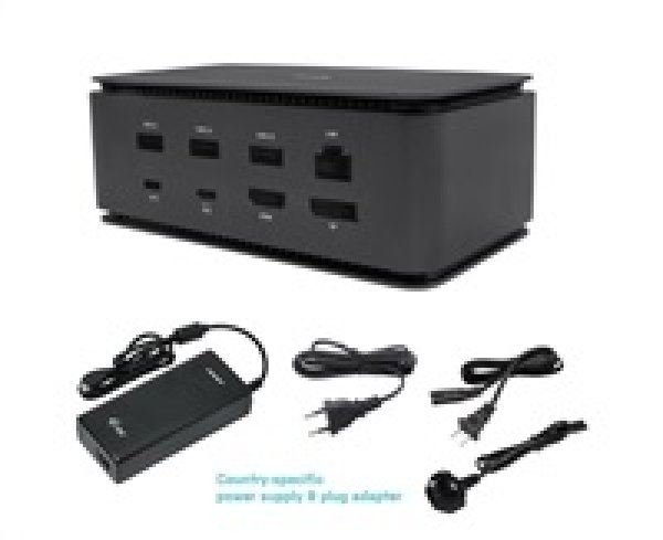 i-tec USB4 Metal Docking station Dual 4K HDMI DP, PD 80W + zdroj 112W