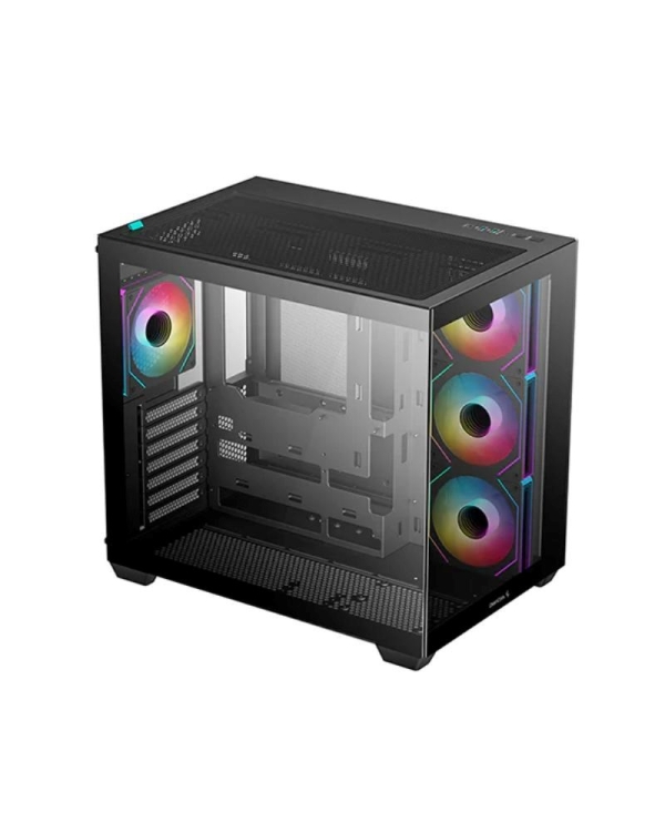 DEEPCOOL Case CG 530 4F, ATX, Průhledná bočnice, černá