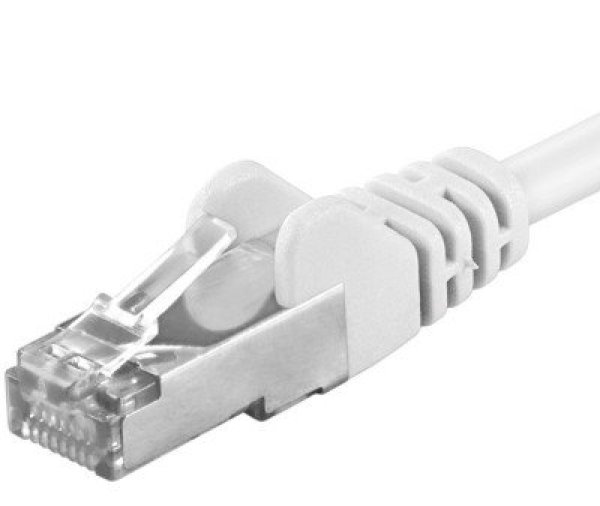 PREMIUMCORD Patch kabel CAT6a S-FTP, RJ45-RJ45, AWG 26/7 2m bílá