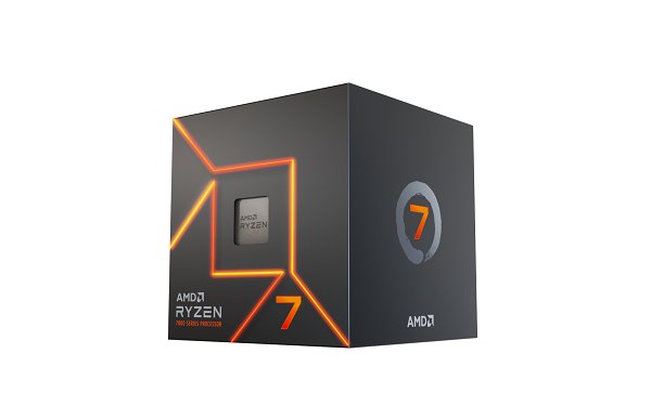 AMD cpu Ryzen 7 7700 AM5 Box (s chladičem, 3.8GHz / 5.3GHz, 8+32MB cache, 65W, 8x jádro, 16x vlákno, grafika), Zen4 Raphael
