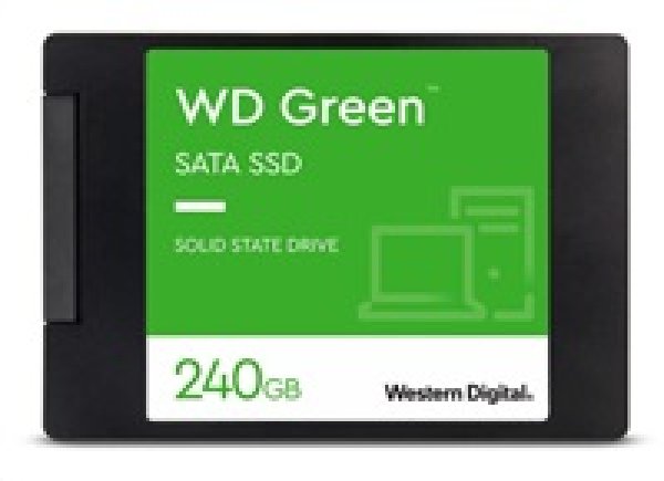 BAZAR VADNE - WD GREEN SSD 3D NAND WDS240G3G0A 240GB SATA/600, (R:500, W:400MB/s), 2.5"