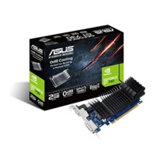 ASUS vga GeForce GT 730 2GB GDDR5 low profile (GT730-SL-2GD5-BRK) (2GB DDR5, 64bit, VGA+DVI+HDMI, Low profile LP, pasivní chlazení)
