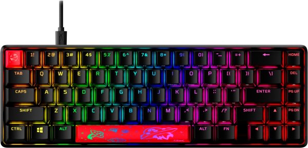 HyperX Alloy Origins 65 - Mechanical Gaming Keyboard - HX Red (US Layout) (HKBO1T-RD-US/N)-US - Klávesnice