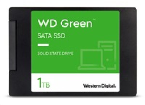 WDC GREEN PC SSD WDS100T3G0A 1TB 2.5" 7mm (545MB/s, SSD, SLC)
