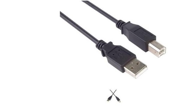 Kabel USB PREMIUMCORD 2.0 A-B propojovací 1m, barva černá