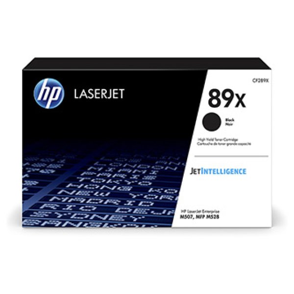 Toner HP CF289X, HP 89X černý (10 000 stran)