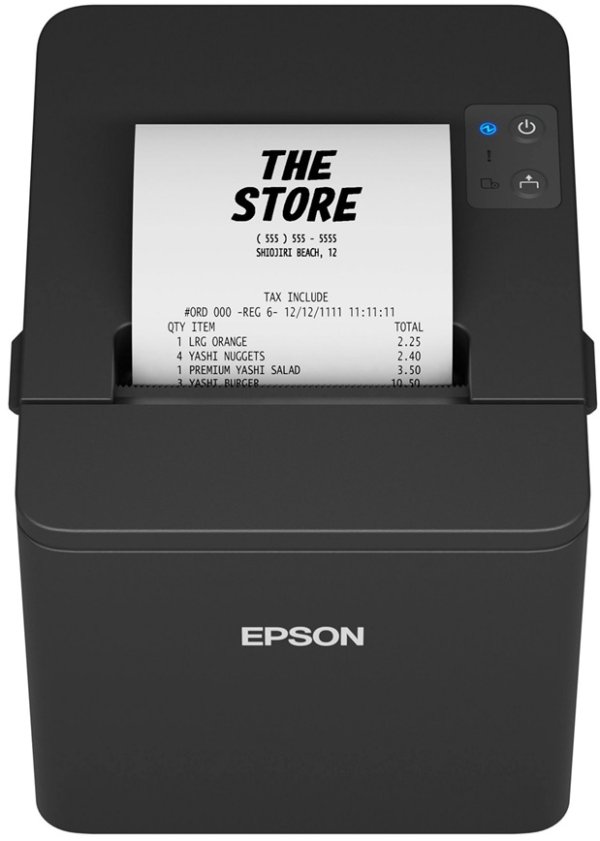Epson TM-T20IV(102):USB+Serial+Ether,PS,Blk,EU