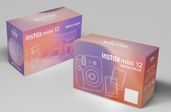 Fujifilm MINI 12 MEGA PACK růžový