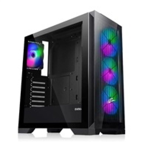 EVOLVEO Ptero Q2G, ATX, 4x ARGB, čelní+boční