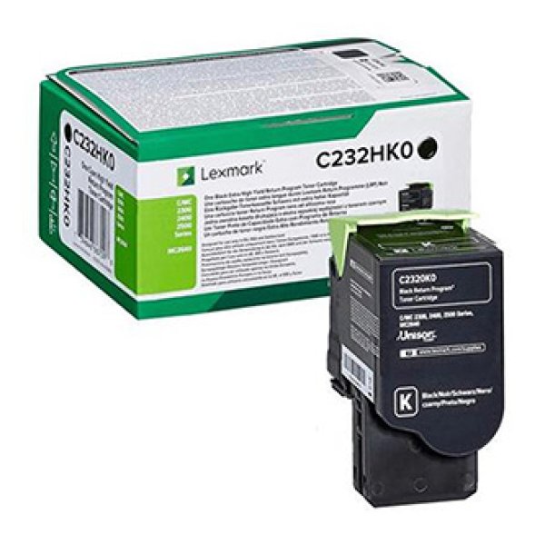 Toner LEXMARK C232HK0 černý (3 000 stran)
