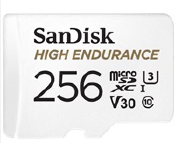 SanDisk High Endurance microSDXC 256GB + adaptér