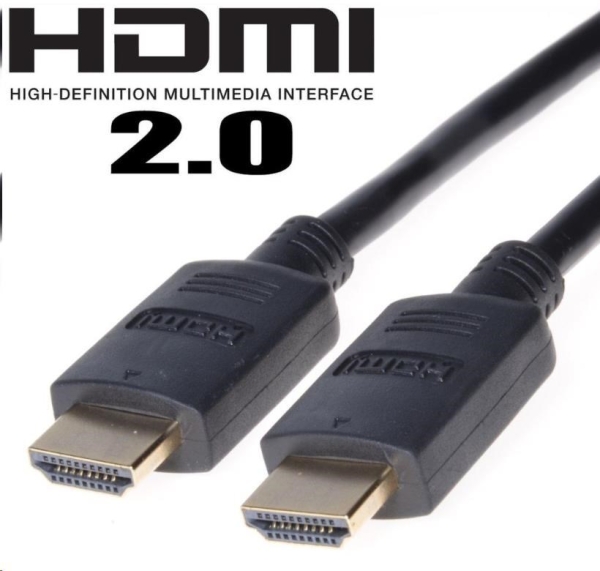 PREMIUMCORD Kabel HDMI 2.0 High Speed + Ethernet, zlacené konektory, 5m