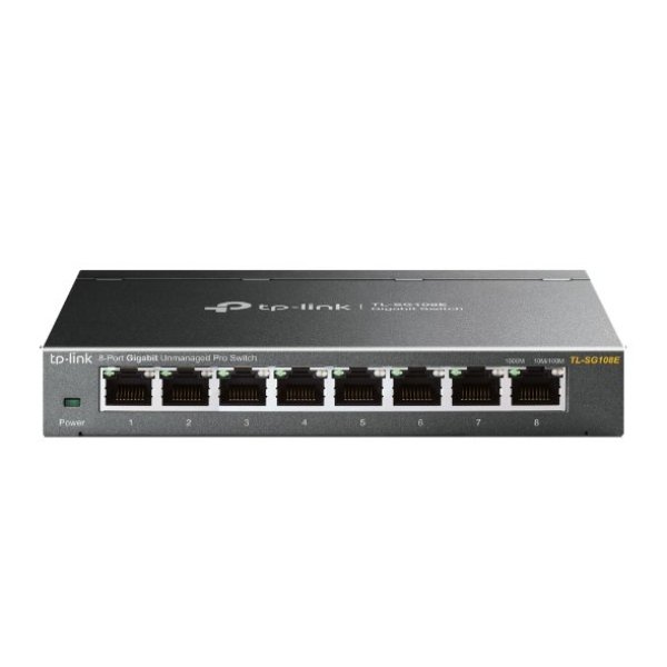 TP-Link Easy Smart switch TL-SG108E (8xGbE, fanless)