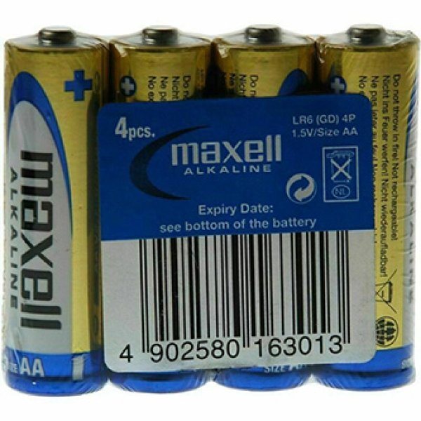 Baterie alkalická, AA (LR6), LR-6, AA, 1.5V, Maxell, folie, 4-pack?v=1753905605