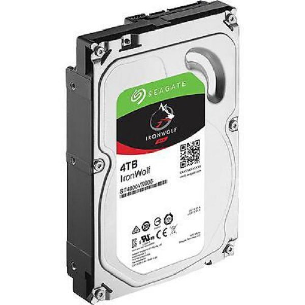 SEAGATE ST4000VN006 hdd IronWolf 4TB (použitý) CMR 5400rpm 256MB NAS HDD 24x7 1-8bay 202MB/s 3.5 RAID SATA3-6Gbps