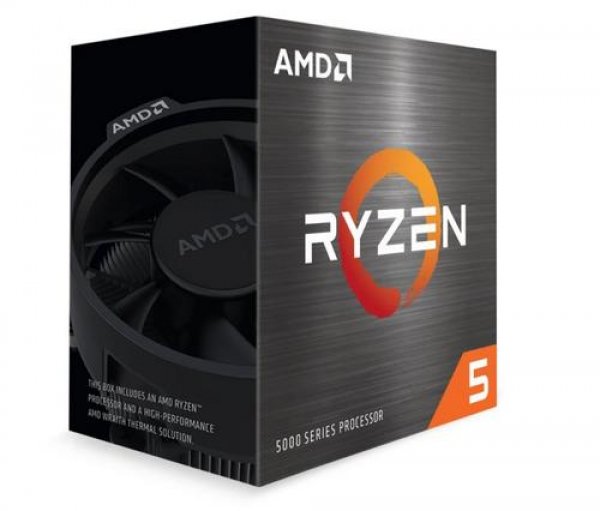 AMD cpu Ryzen 5 5600X AM4 Box (s chladičem, 3.7GHz / 4.6GHz, 32MB cache, 65W, 6x jádro, 12x vlákno), Zen3 Vermeer 7nm CPU