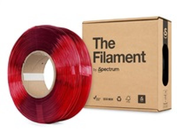 Spectrum The Filament ReFill PETG 1.75mm Transparent Red 1kg?v=1756993582