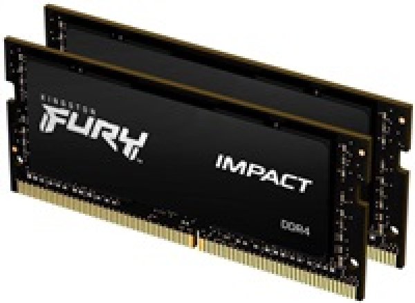 Kingston FURY Impact/SO-DIMM DDR4/64GB/3200MHz/CL20/2x32GB/Black