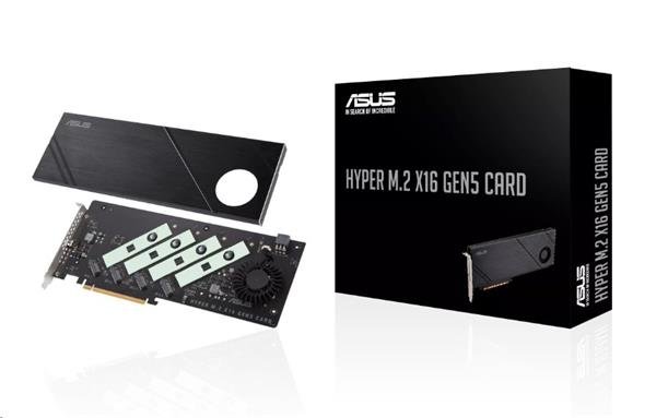 ASUS HYPER M.2 x16 GEN5 Card, 4xM.2