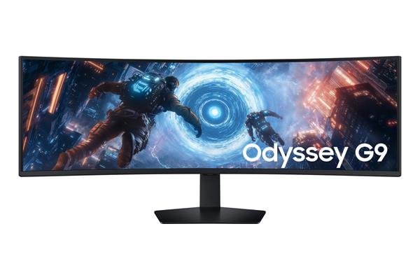 SAMSUNG MT LED LCD 49" Samsung Odyssey G9 (G91F) - 5120x1440, Prohnutý 1000R, VA, 144Hz, HDR10+ Gaming