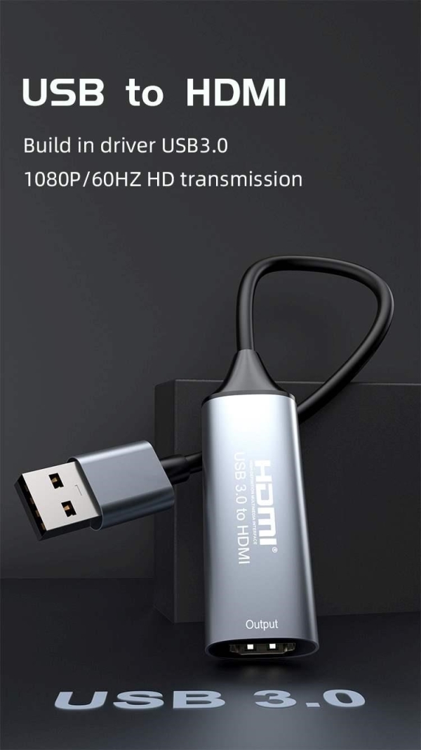 PremiumCord USB 3.0 adaptér na HDMI, FULL HD 1080p