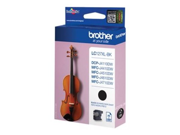 Náplň BROTHER LC 127XLBK černá (1 200 stran)