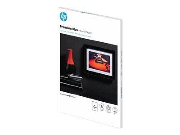 HP Premium Plus Photo Paper - Pololesklý - A4 (210 x 297 mm) - 300 g/m2 - 20 listy fotografický papír - pro Officejet 52XX, 6000, 6000 E609, 68XX, 7000 E809, 80XX; Photosmart B110, Wireless B110