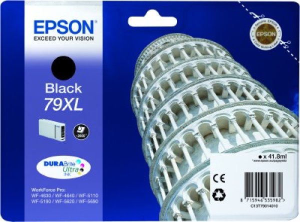 Náplň EPSON C13T79014010 černá (42 ml)