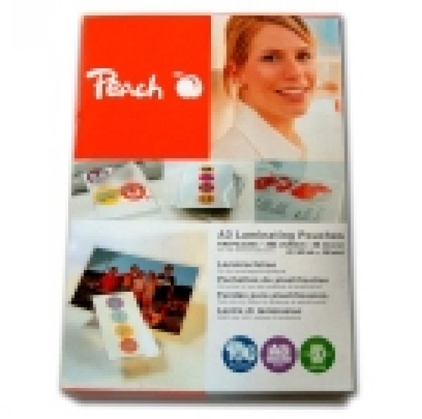 Peach Fólie laminovací, A3, 80mic, transparentní, termální, 100ks