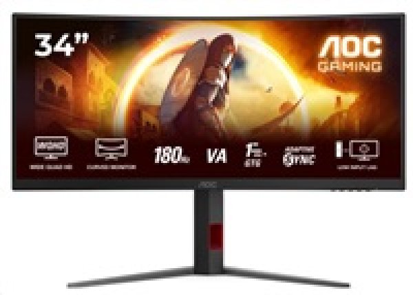 AOC MT 34" CU34G4 - 3440x1440,VA,180Hz,2xHDMI,DP,Pivot