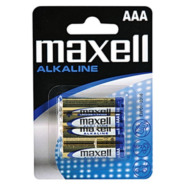 AVACOM Nenabíjecí baterie AAA Maxell Alkaline 4ks Blistr