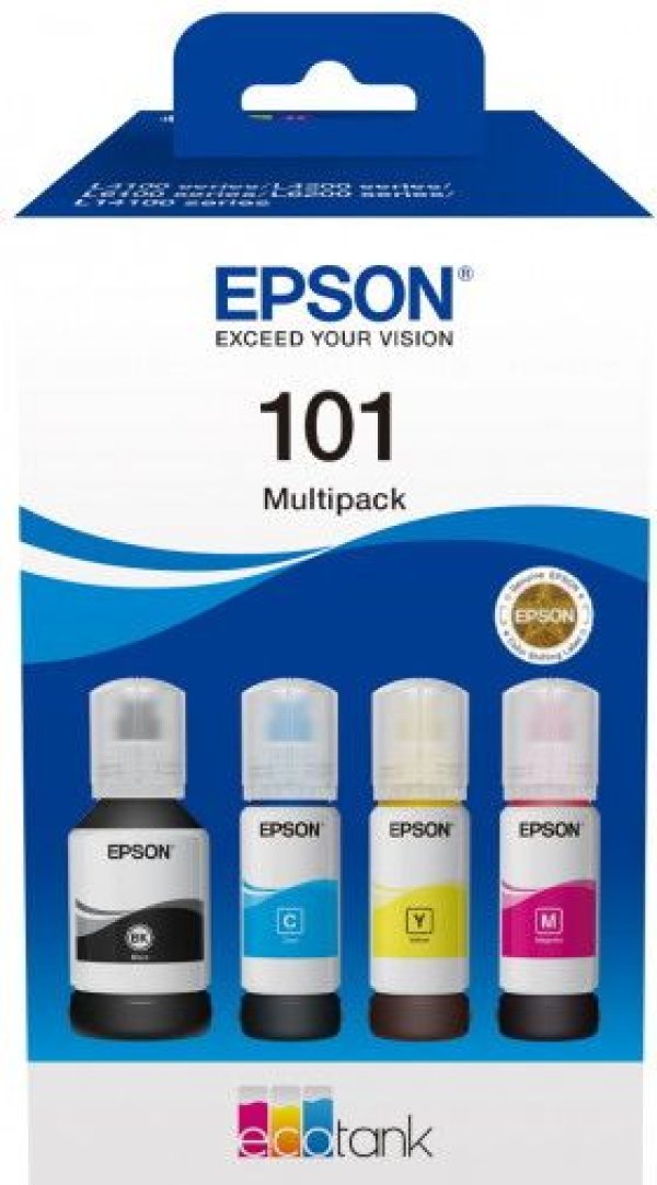 Sada náplní EPSON C13T03V64A, 101 (1x127/3x70 ml)